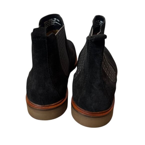 Stacy Adams Black Suede Chelsea Boots Size 9.5 | M3 | Sleek & Classic Men’s Styl - Picture 4 of 5